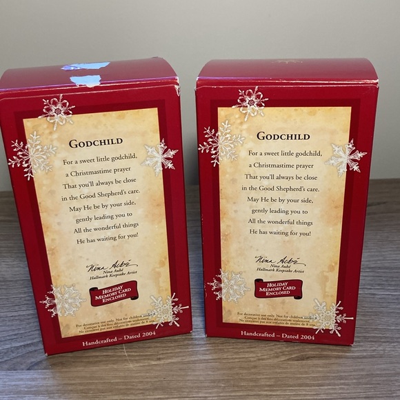 Hallmark godchild keepsake 2004 ornaments New in box - Picture 2 of 15